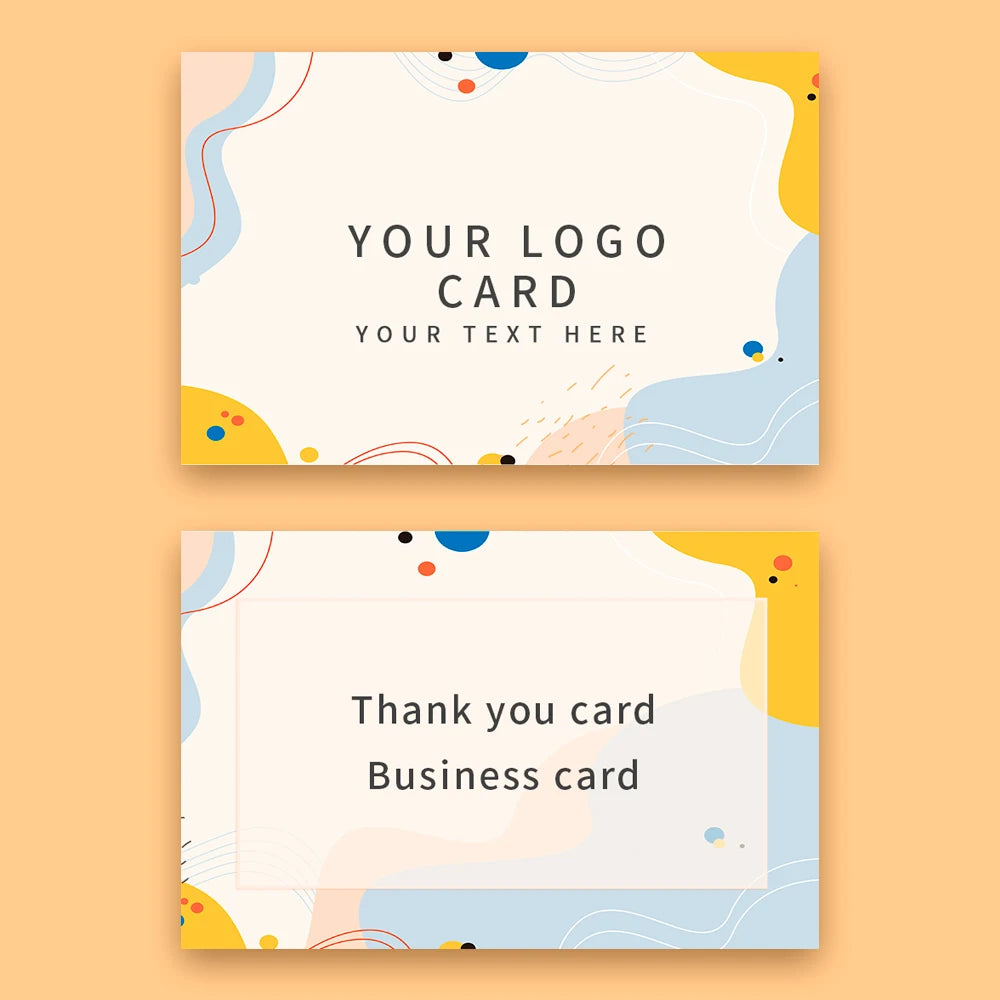 Custom Cards Thank You Cards Custom Business Card Packaging For Small Business Personalized Logo Wedding Invitations Postcards