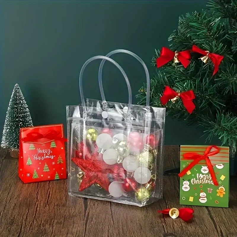 20pcs transparent gift bags, holiday gift packaging, birthday gift packaging, anniversaries, Valentine's gift bags, weddings