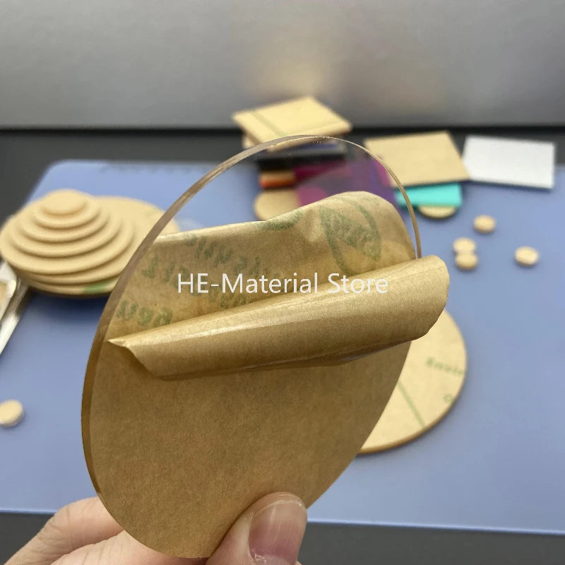 Dia 10-300mm Transparent Acrylic Disc Round Sheet Plate Thick 1-10mm Diy Handmade Material Pedestal Cream Glue Tray Gasket