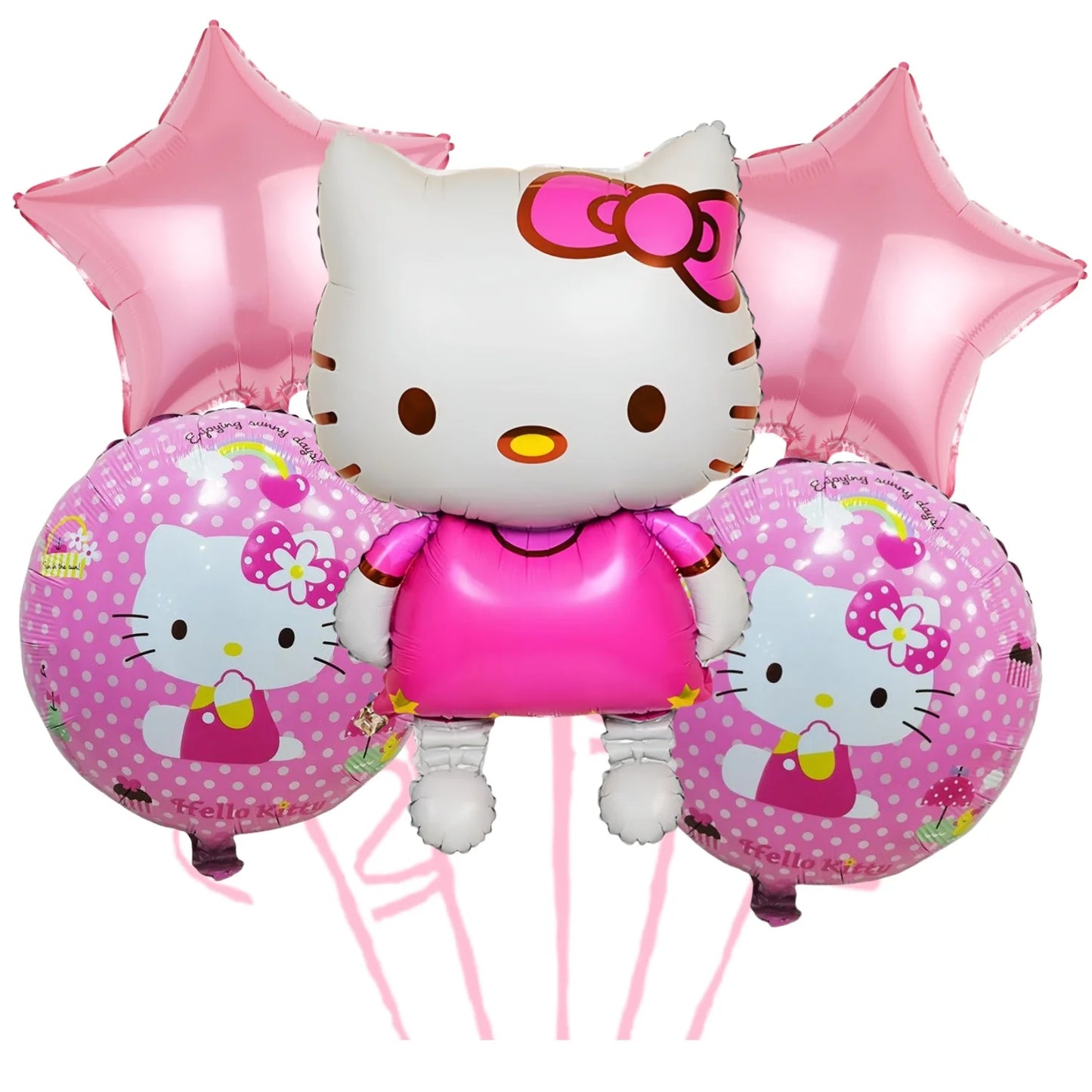Hello Kitty Decoration Balloons Hello kitty Girl Party large Balloon Foil Balloon Latex Balloon Baby Shower Kitty Party Favors