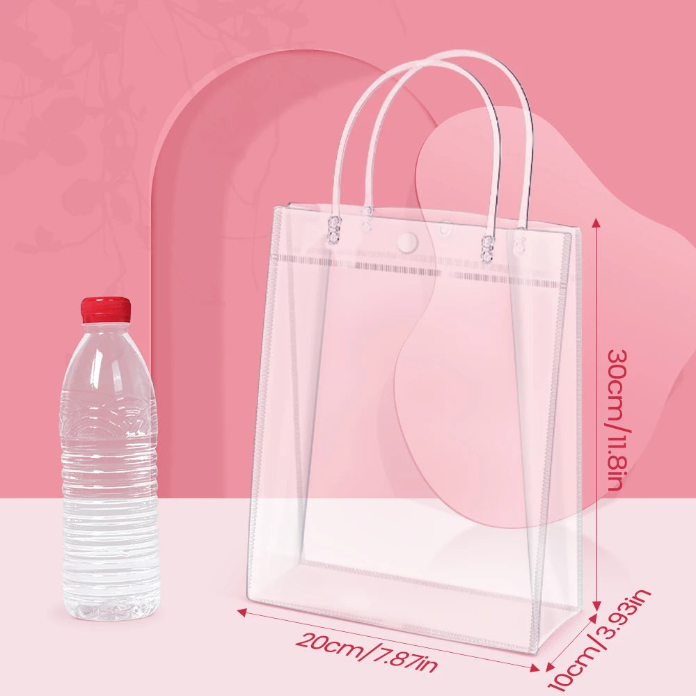 20pcs transparent gift bags, holiday gift packaging, birthday gift packaging, anniversaries, Valentine's gift bags, weddings