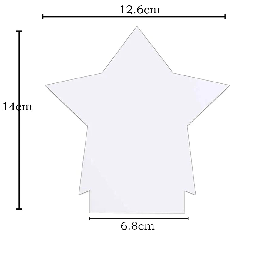 10 Shape Acrylic Sheet Cast Round Square Heart Clear Board for LED Light Base,Crafts,Sign DIY Display Projects,Laser Engraving