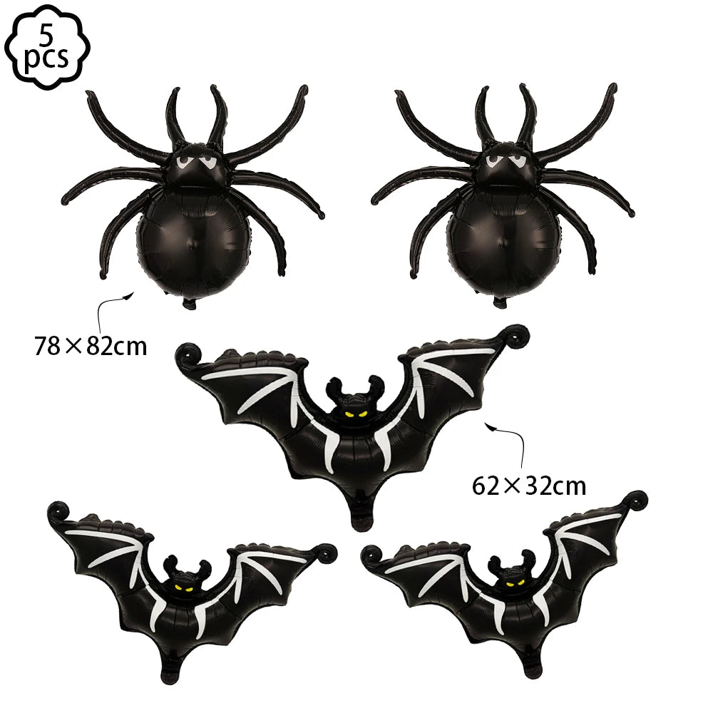 Halloween Party Decor Standing Ghost Balloon Standing pumpkin Balloon Horror Party Decoration Halloween Decors Home Supplies