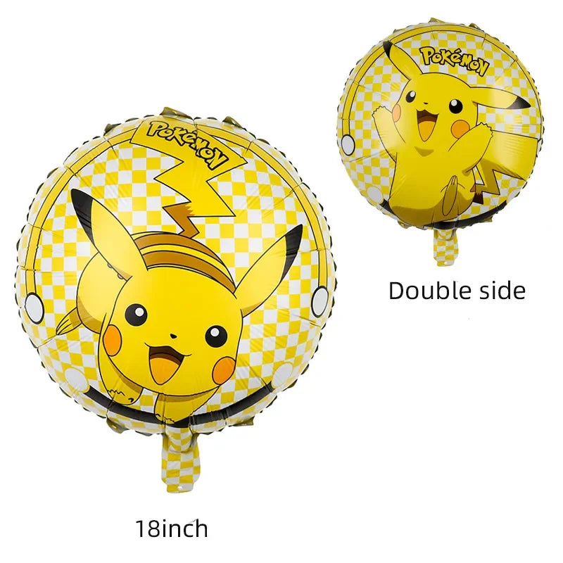 Pokemon Balloon Pikachu Theme Birthday Party Decorative Balloon Boy Girl Children Baby Shower Birthday Party Decoration 2024