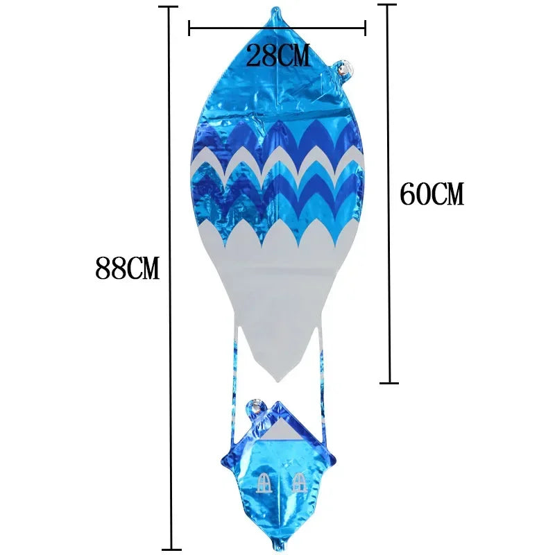 Cartoon 4D Aluminum Balloons Gold Silver Chrome Animal Ballon Children's Day Decorations Birthday Party Supplies Kids Toy Globos