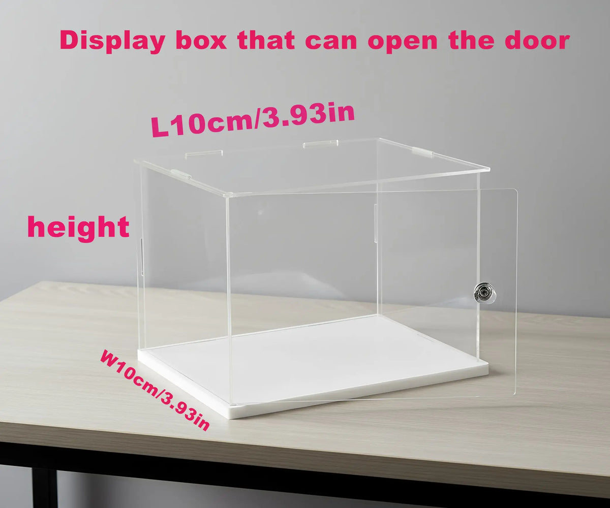 Acrylic Display Case 200 Sizes Available Can Be Opened With Handle, Which Is Beautiful, Dustproof, and Convenient for Storage