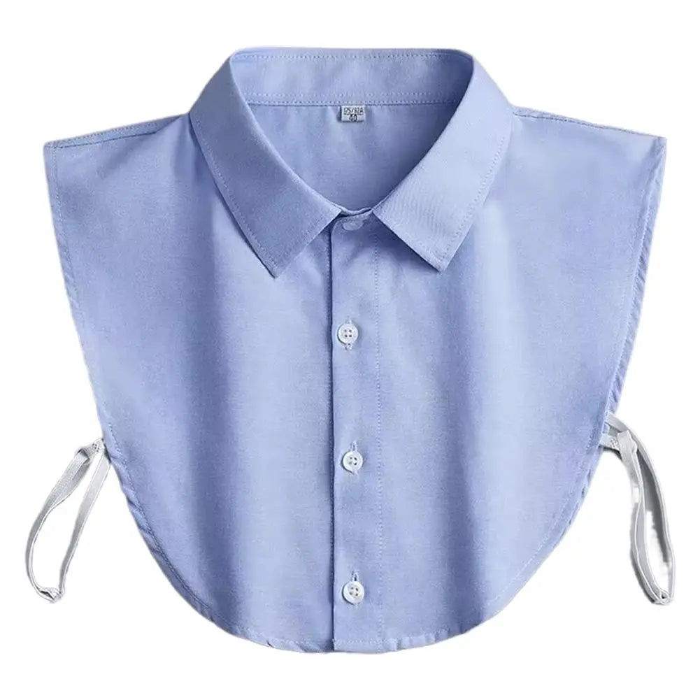 Fake Collar Blouse Versatile Adult Shirt Exquisite Solid Color Half Shirts Detachable Fakes Collar for Women Girls Shirts