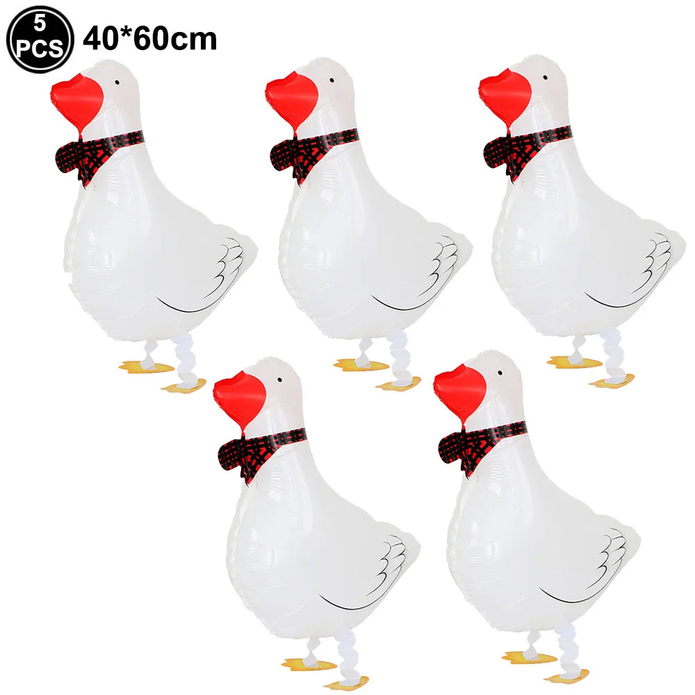 Farm Animals Pig Balloons Animals Birthday Cow Chick Party Ballons Mini Animal Inflatable Favors Baby Shower Girls Party Decor