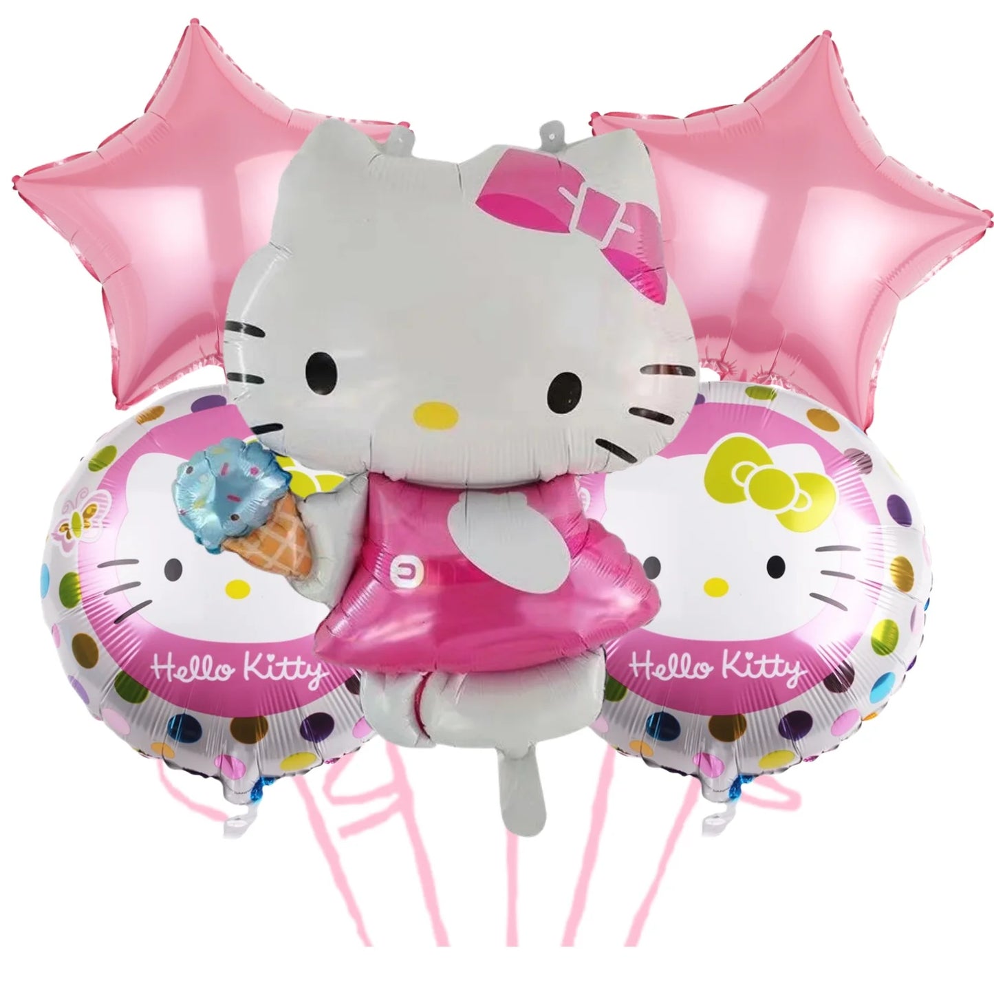 Hello Kitty Decoration Balloons Hello kitty Girl Party large Balloon Foil Balloon Latex Balloon Baby Shower Kitty Party Favors