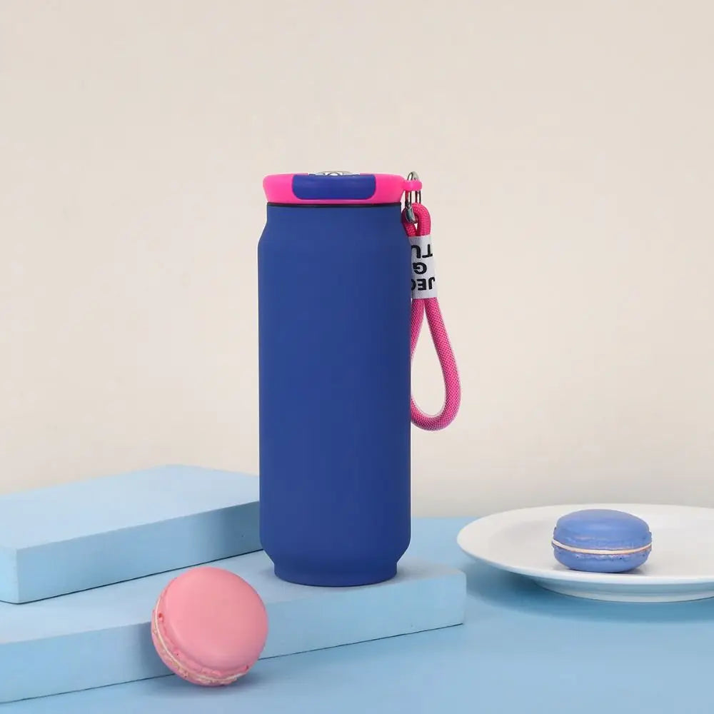 500ML Thermal Water Bottle Wide Mouth Large Capacity Insulated Water Bottle Handheld Leak Proof Vacuum Flask Outdoor Activities