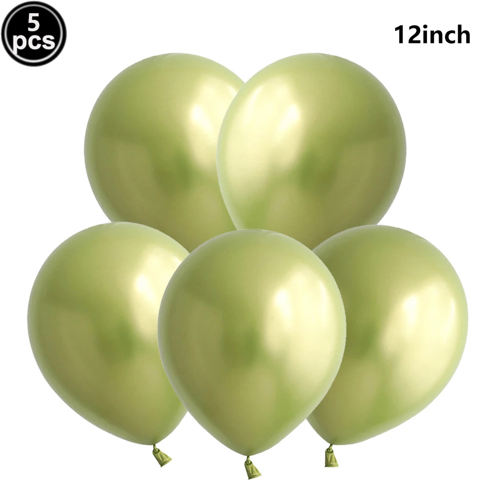 Camouflage Party Decoration Green Camo Latex Balloons Gun Tank Balloon Military Theme Decor Baby Shower Birthday Party Supplies