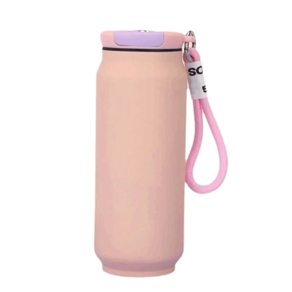 500ML Thermal Water Bottle Wide Mouth Large Capacity Insulated Water Bottle Handheld Leak Proof Vacuum Flask Outdoor Activities