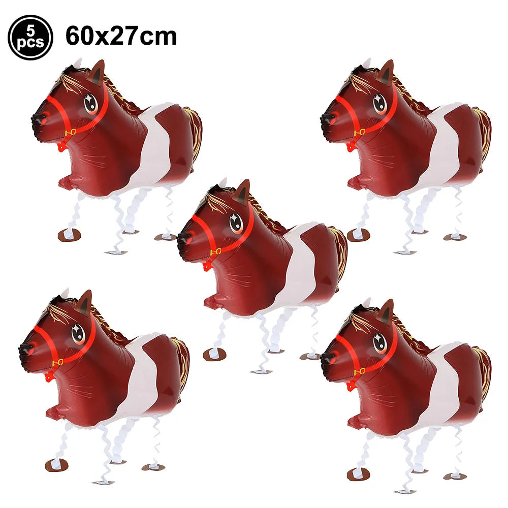 Farm Animals Pig Balloons Animals Birthday Cow Chick Party Ballons Mini Animal Inflatable Favors Baby Shower Girls Party Decor