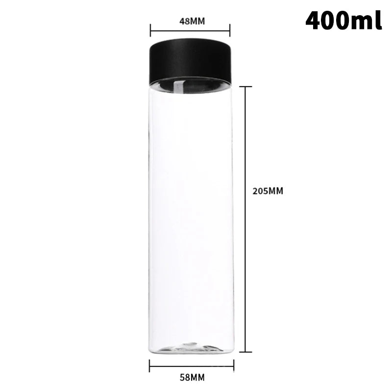 Portable Clear Plastic Bottle for Beverages; Perfect for Milk Tea, Coffee, and Juicing Water Cups