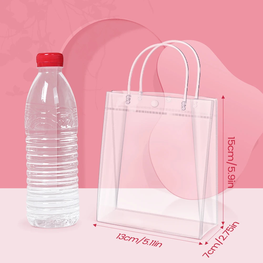 20pcs transparent gift bags, holiday gift packaging, birthday gift packaging, anniversaries, Valentine's gift bags, weddings