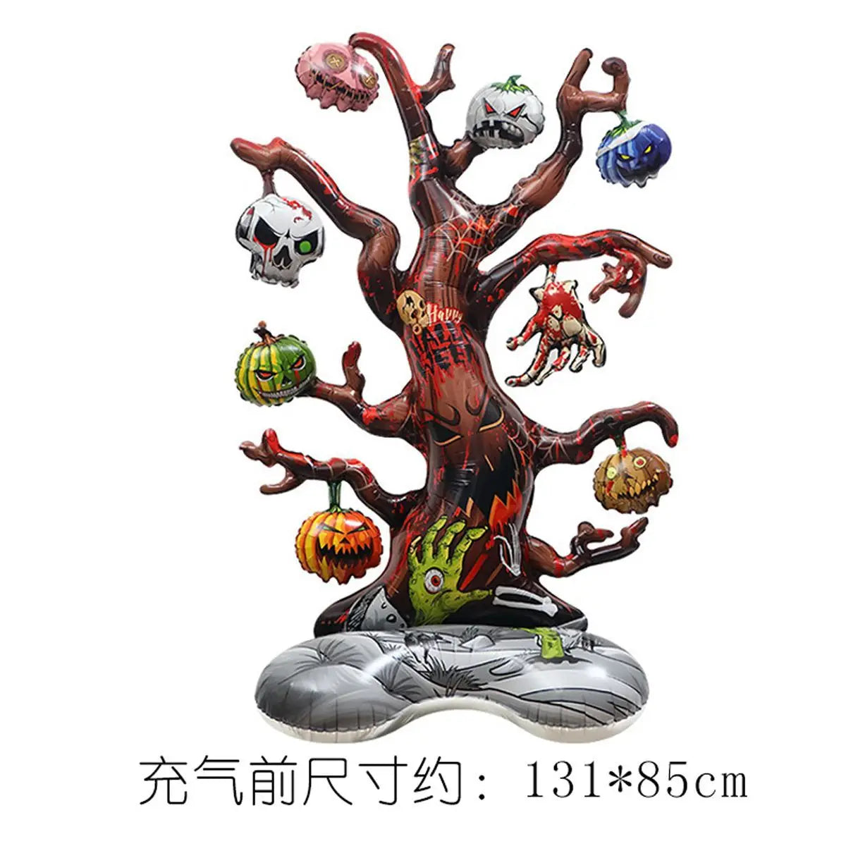 Halloween Party Decor Standing Ghost Balloon Standing pumpkin Balloon Horror Party Decoration Halloween Decors Home Supplies