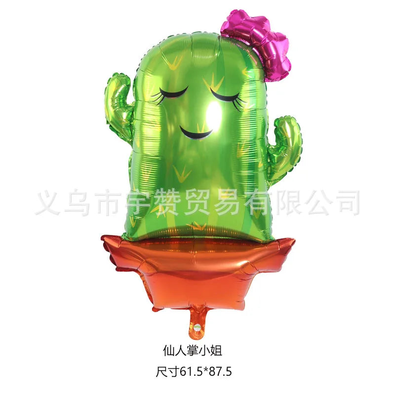 TACO Pancake Balloon Food Festival Party Avocado Pinata Cactus Mexican Aluminum Balloons