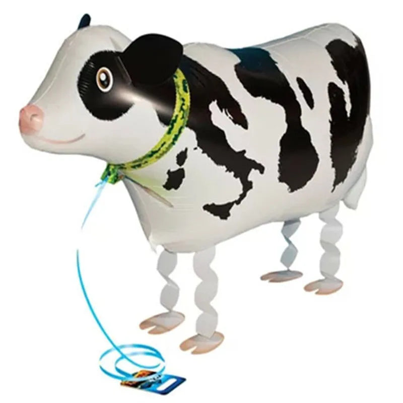 Walking Animal Balloons Zoo Theme Party Ballons Cute Sheep Cat Dog Toy Walking Baloon for Kids Babyshower Birthday Party Decor