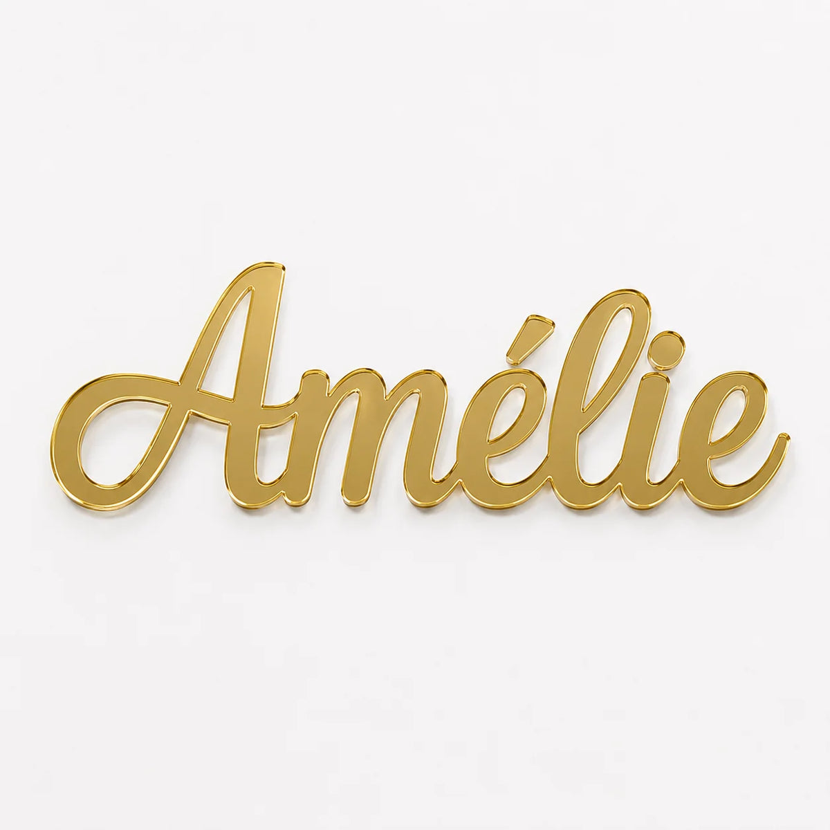 Custom Acrylic Name Sign Personalized Mirror Letter Plaque for Wedding Party Table Decor Baby Shower Gift Birthday, Home Decor