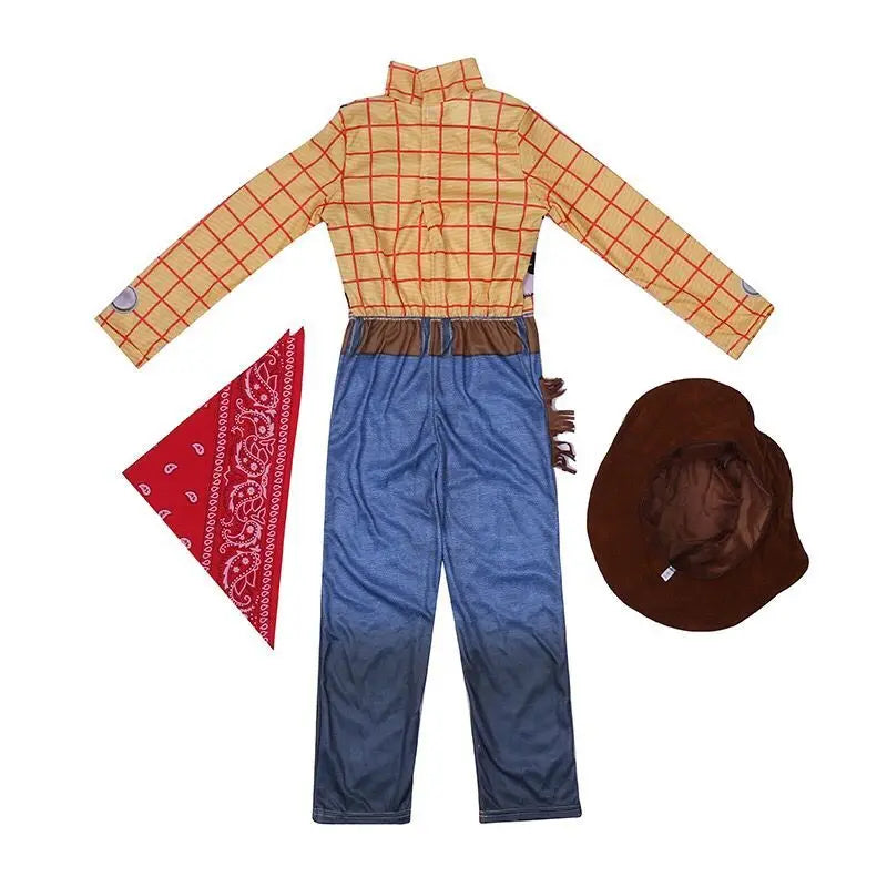 Children's Denim Costumes Toddler Anime Character Costumes Halloween Party Outfits for Boys and Girls Toy Character Performance