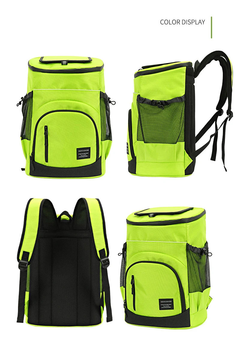 Refrigerator Bags Soft Insulated Cooler Backpack Thermal Isothermal Fridge Travel Outdoor Beach Ice Beer Backpack 30L insulated