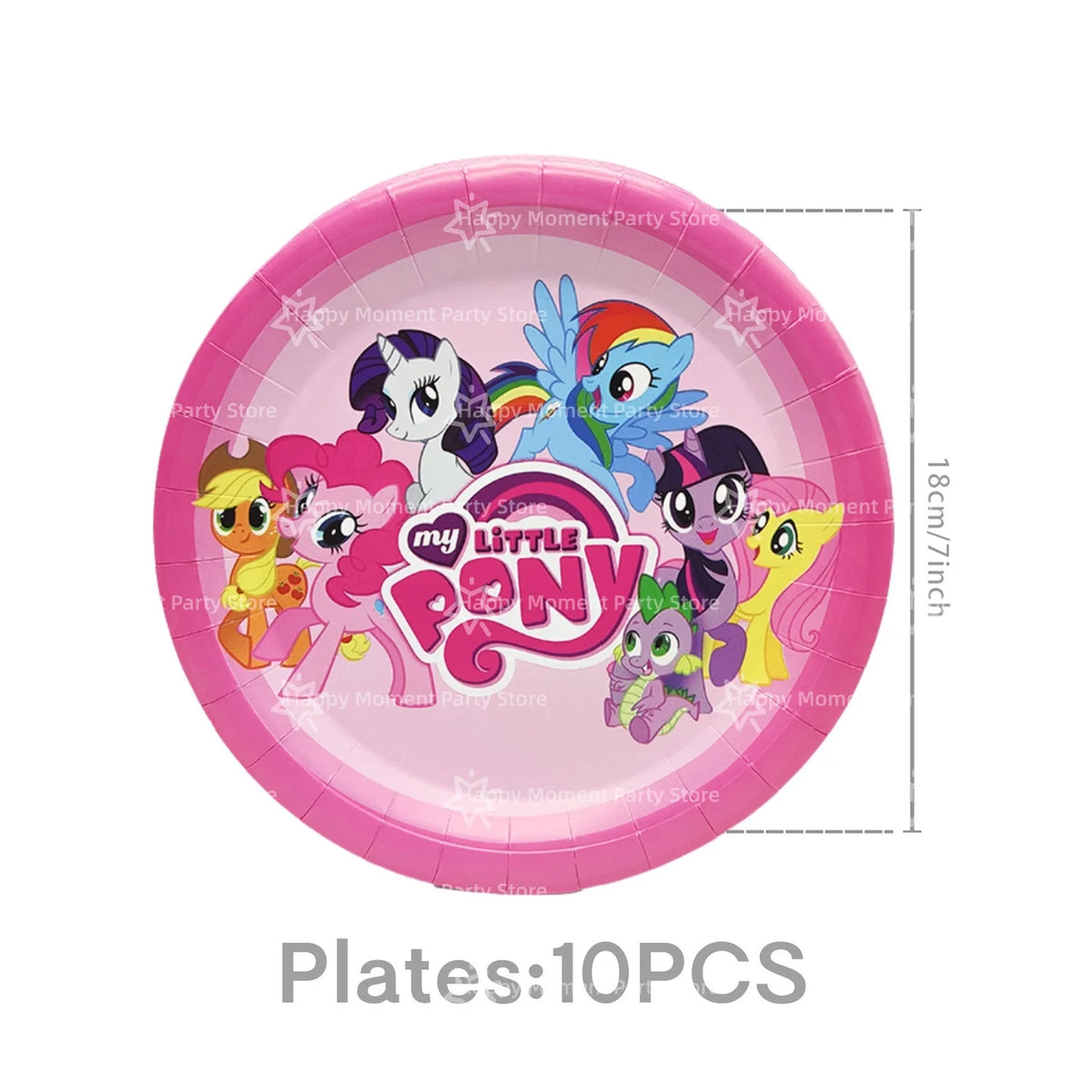 Pink Pony Birthday party Decoration set Tableware Tablecloth Plate Cup Gift Bags Napkin Baby Shower Pony Party Favors Supplies