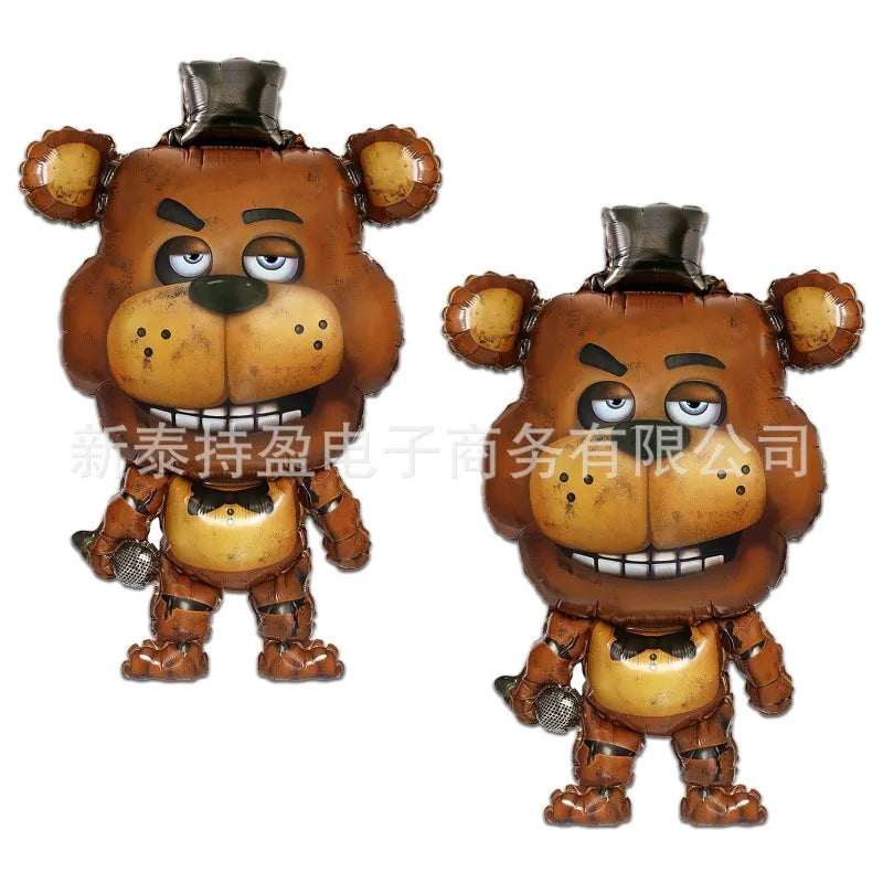 Five Nights At Freddys Aluminium Balloons Cartoon Anime FNAF Ballons Game Balloon Kids DIY Birthday Birthday Party Accessories