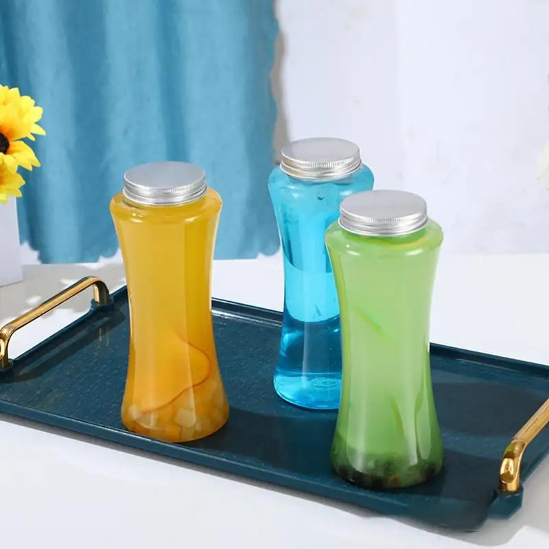Portable Clear Plastic Bottle for Beverages; Perfect for Milk Tea, Coffee, and Juicing Water Cups