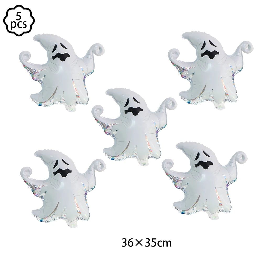 Halloween Party Decor Standing Ghost Balloon Standing pumpkin Balloon Horror Party Decoration Halloween Decors Home Supplies
