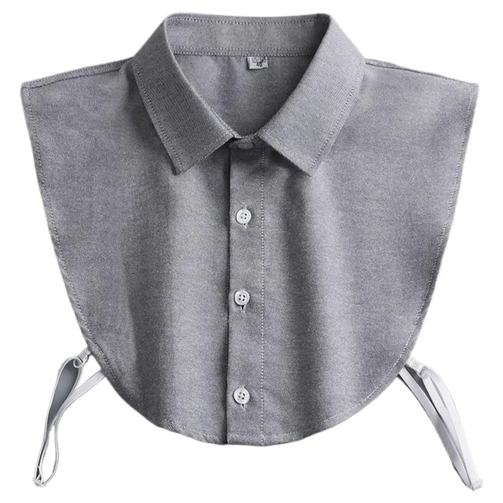 Fake Collar Blouse Versatile Adult Shirt Exquisite Solid Color Half Shirts Detachable Fakes Collar for Women Girls Shirts