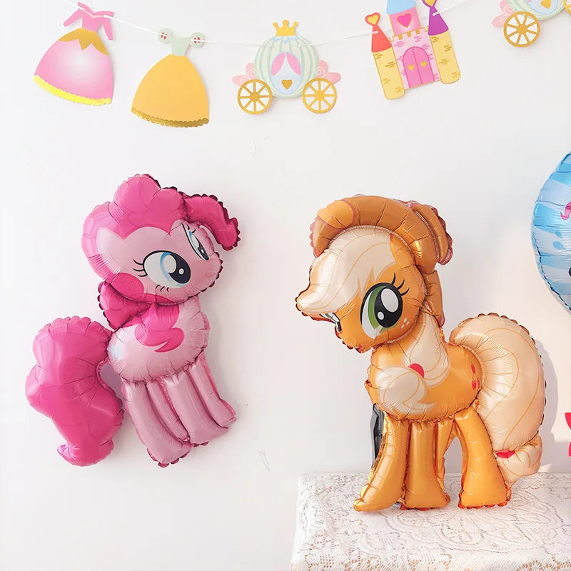 My Little Ponys Theme Balloon Set Baby Shower Party Ballons Cartoon Anime Balloons Decoration Photographic Prop Birthday Gift