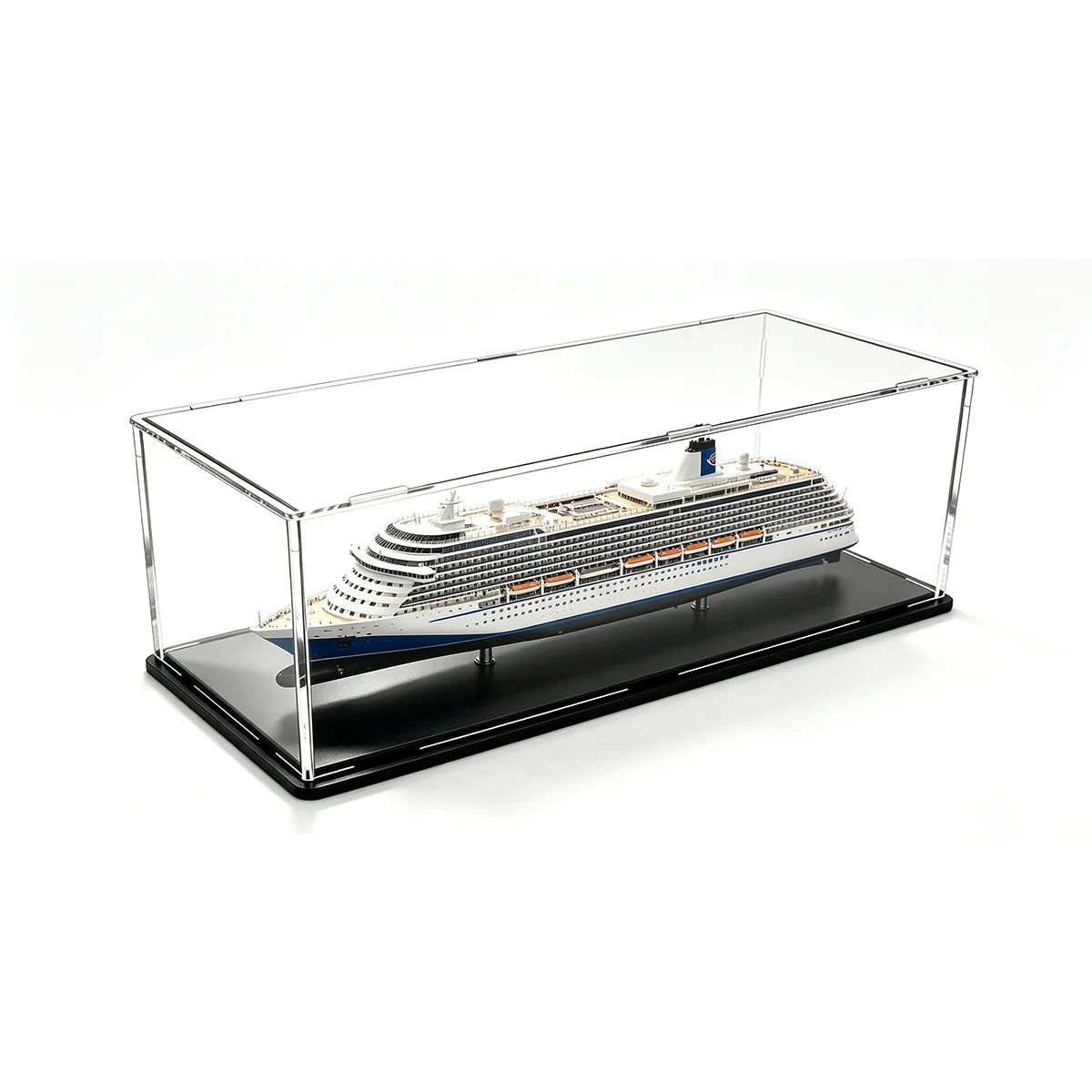 1:14 Acrylic Display Case, Tool-Free, Easy Disassembly, Showcase for Lego Race Car Models & Figures