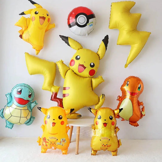 Pokemon Balloon Pikachu Theme Birthday Party Decorative Balloon Boy Girl Children Baby Shower Birthday Party Decoration 2024
