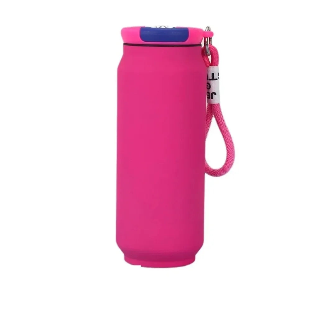 500ML Thermal Water Bottle Wide Mouth Large Capacity Insulated Water Bottle Handheld Leak Proof Vacuum Flask Outdoor Activities