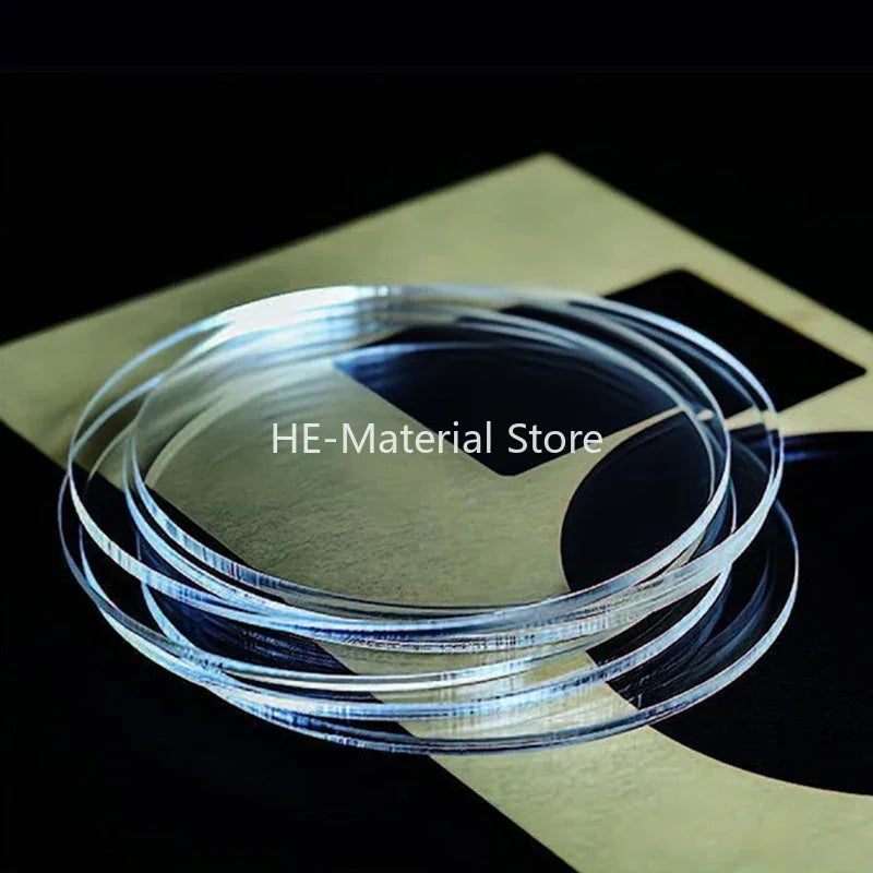 Dia 10-300mm Transparent Acrylic Disc Round Sheet Plate Thick 1-10mm Diy Handmade Material Pedestal Cream Glue Tray Gasket