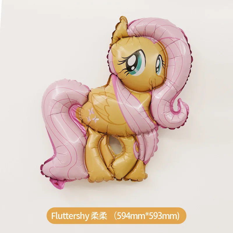 My Little Ponys Theme Balloon Set Baby Shower Party Ballons Cartoon Anime Balloons Decoration Photographic Prop Birthday Gift