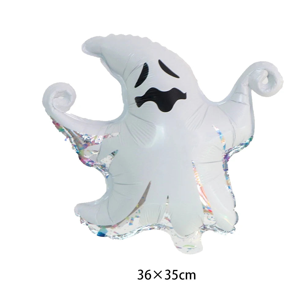 Halloween Party Decor Standing Ghost Balloon Standing pumpkin Balloon Horror Party Decoration Halloween Decors Home Supplies