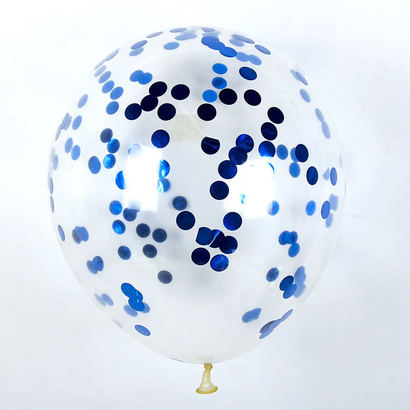 10/20/50 Pcs Colorful Confetti Balloons 12 Inch Transparent Sequin Balloons Wedding Birthday Balloons Festival Decoration Ballon