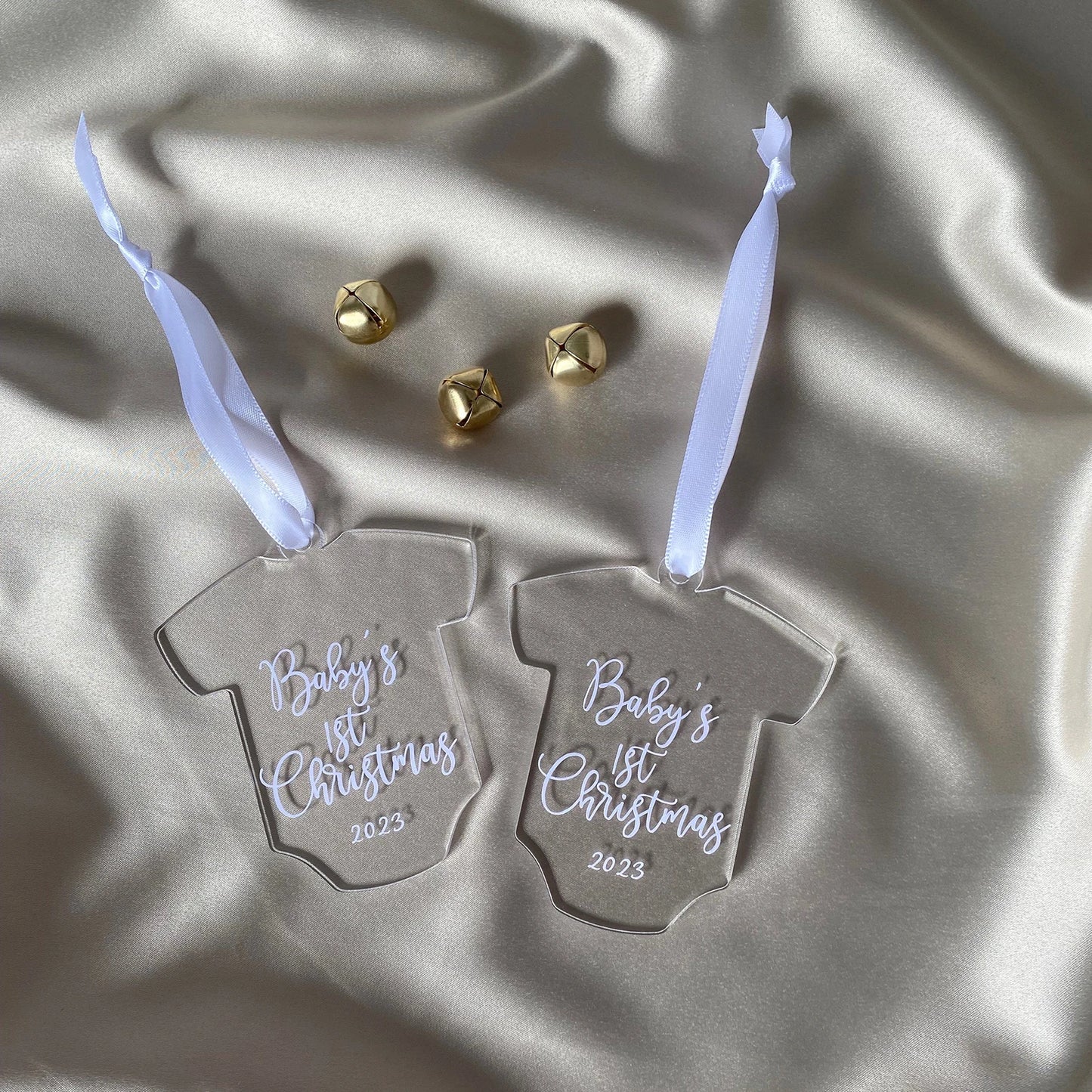 Blank T-shirt Shape Acrylic Luggage Tag Gift Tag Wedding Place CardBaby’s First Christmas Ornament,Stocking Stuffer,Stocking Tag