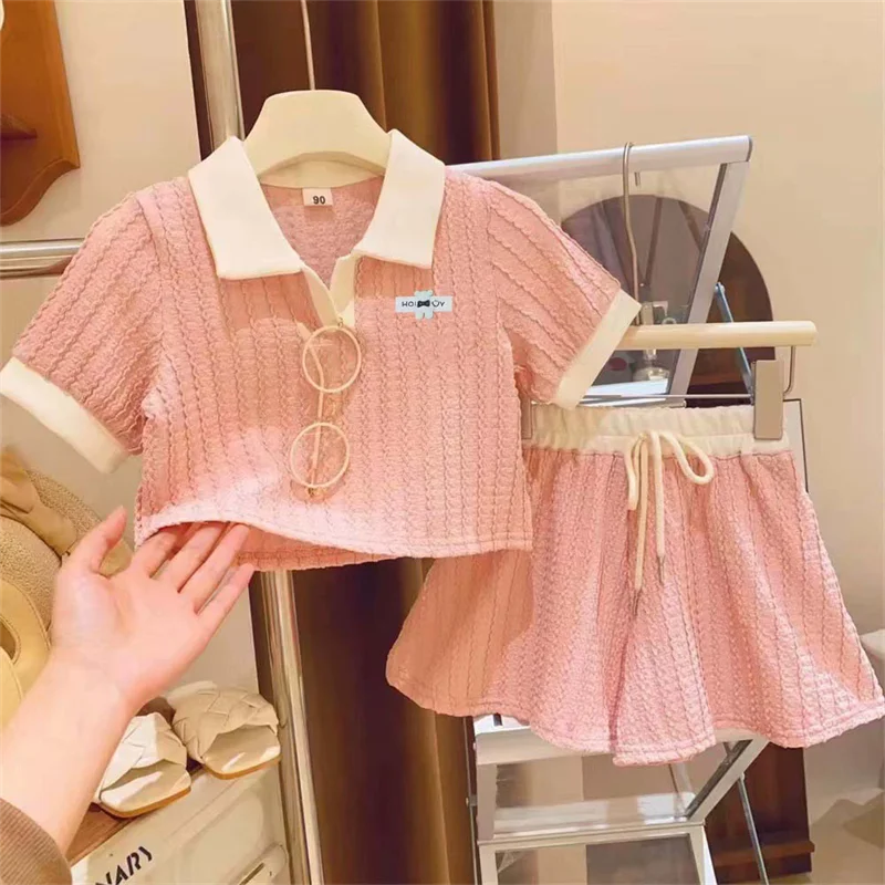 Girl clothing Sets Children Cartoon Cosplay Suits Kids K-Pop Stage Performance 2Pcs Girls Movie Role-playing Costume Outfits