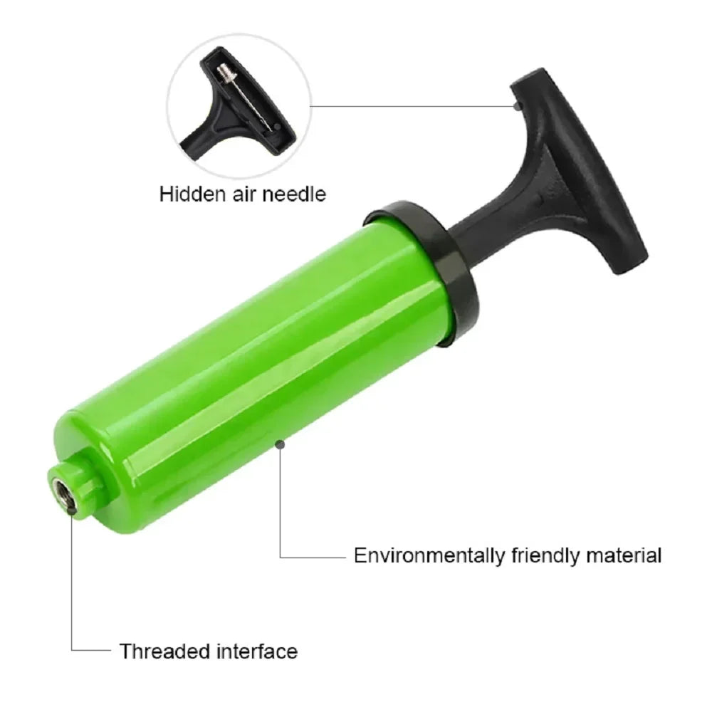 1 Pc Portable Multifunctional Ball Pump With Needle And Nozzle, Ball Inflator For Football,Basketball,Volleyball,Swimming
