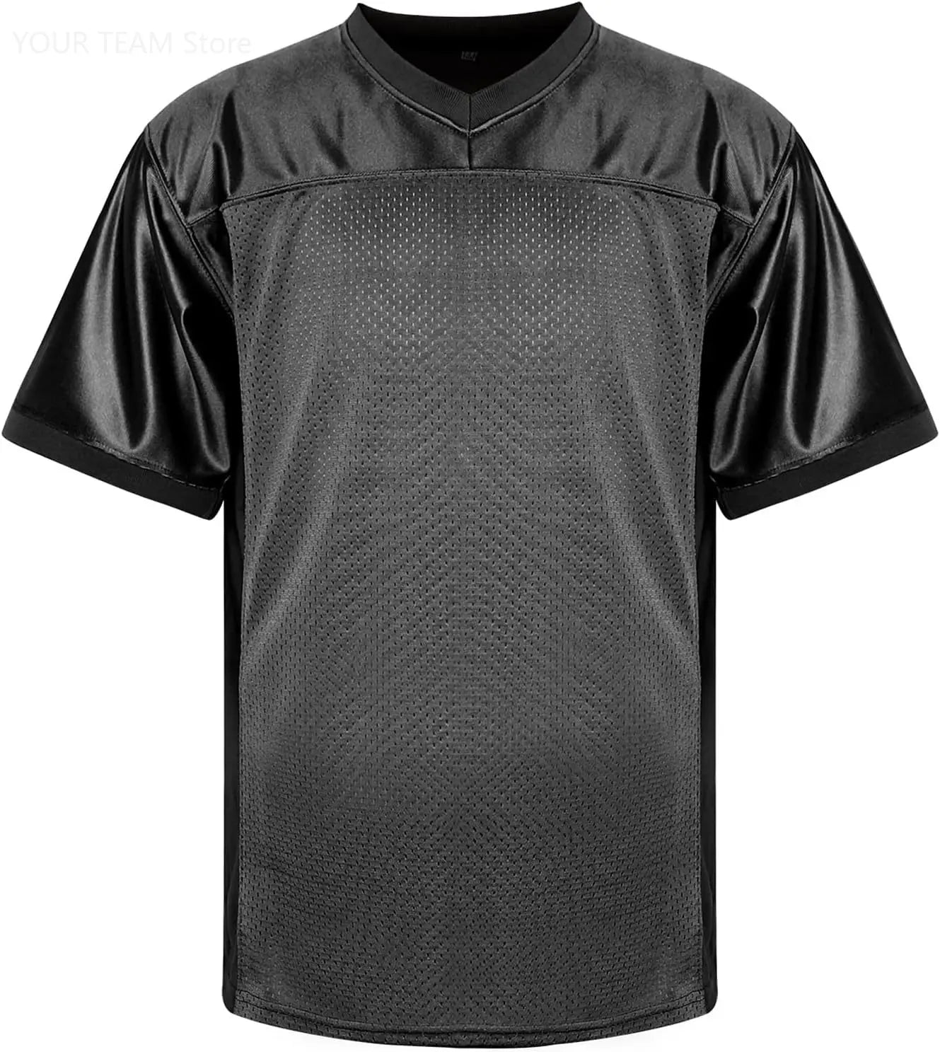 Blank Football Jersey - Sports Performance T-Shirt  Hip Hop Basketball Soccer Party Wear, Sublimation Ready Team Uniform