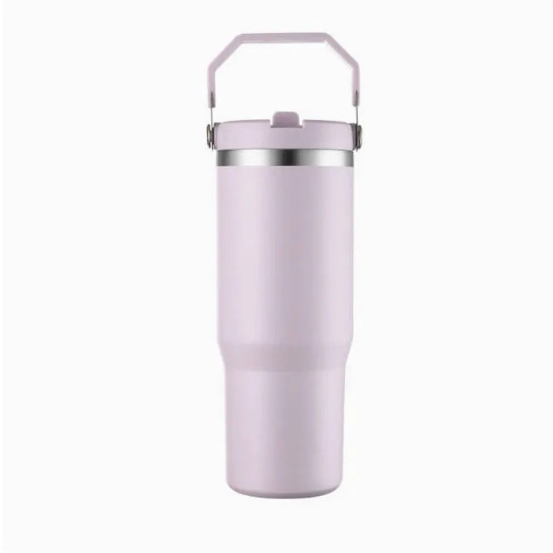 Stainless Steel Thermal Water Bottle Keeps Cold and Heat Thermal Mug Portable Tumbler Vacuum Flask Car Insulated Cup