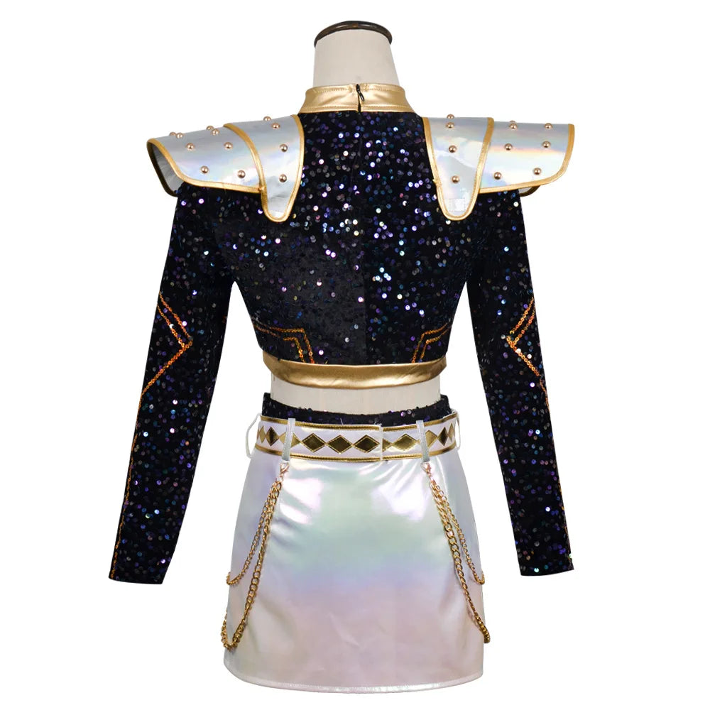 Easter For Teen Dress Roleplay Glitter Costume Cosplay Shiny  Disguise for Women Suit Outfits Halloween Xmas Carnival Party Suit