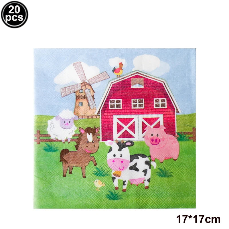 Farm Animals Pig Balloons Animals Birthday Cow Chick Party Ballons Mini Animal Inflatable Favors Baby Shower Girls Party Decor