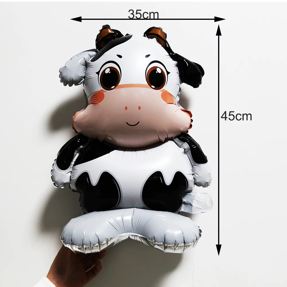 Farm Animals Pig Balloons Animals Birthday Cow Chick Party Ballons Mini Animal Inflatable Favors Baby Shower Girls Party Decor