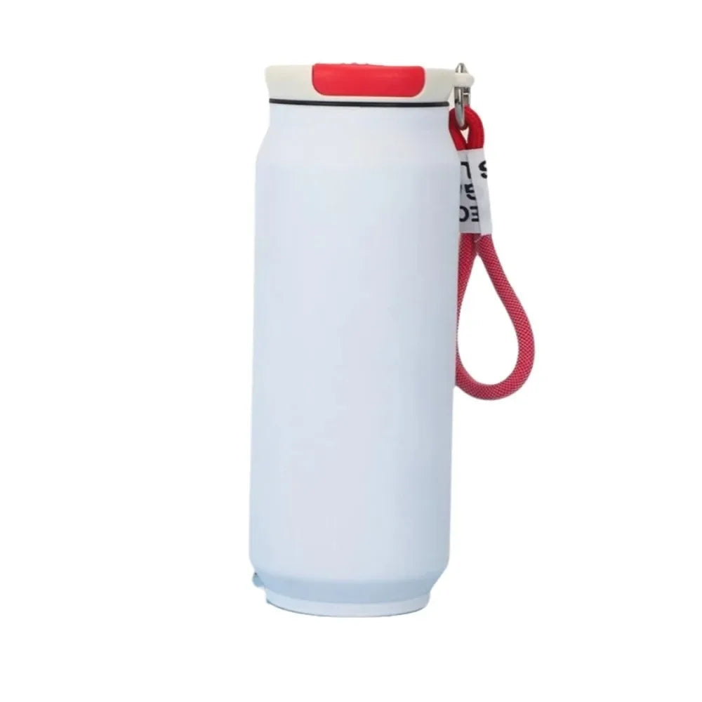500ML Thermal Water Bottle Wide Mouth Large Capacity Insulated Water Bottle Handheld Leak Proof Vacuum Flask Outdoor Activities