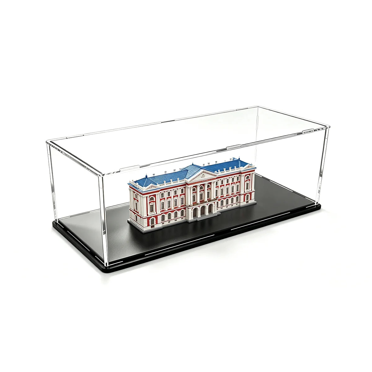 1:14 Acrylic Display Case, Tool-Free, Easy Disassembly, Showcase for Lego Race Car Models & Figures