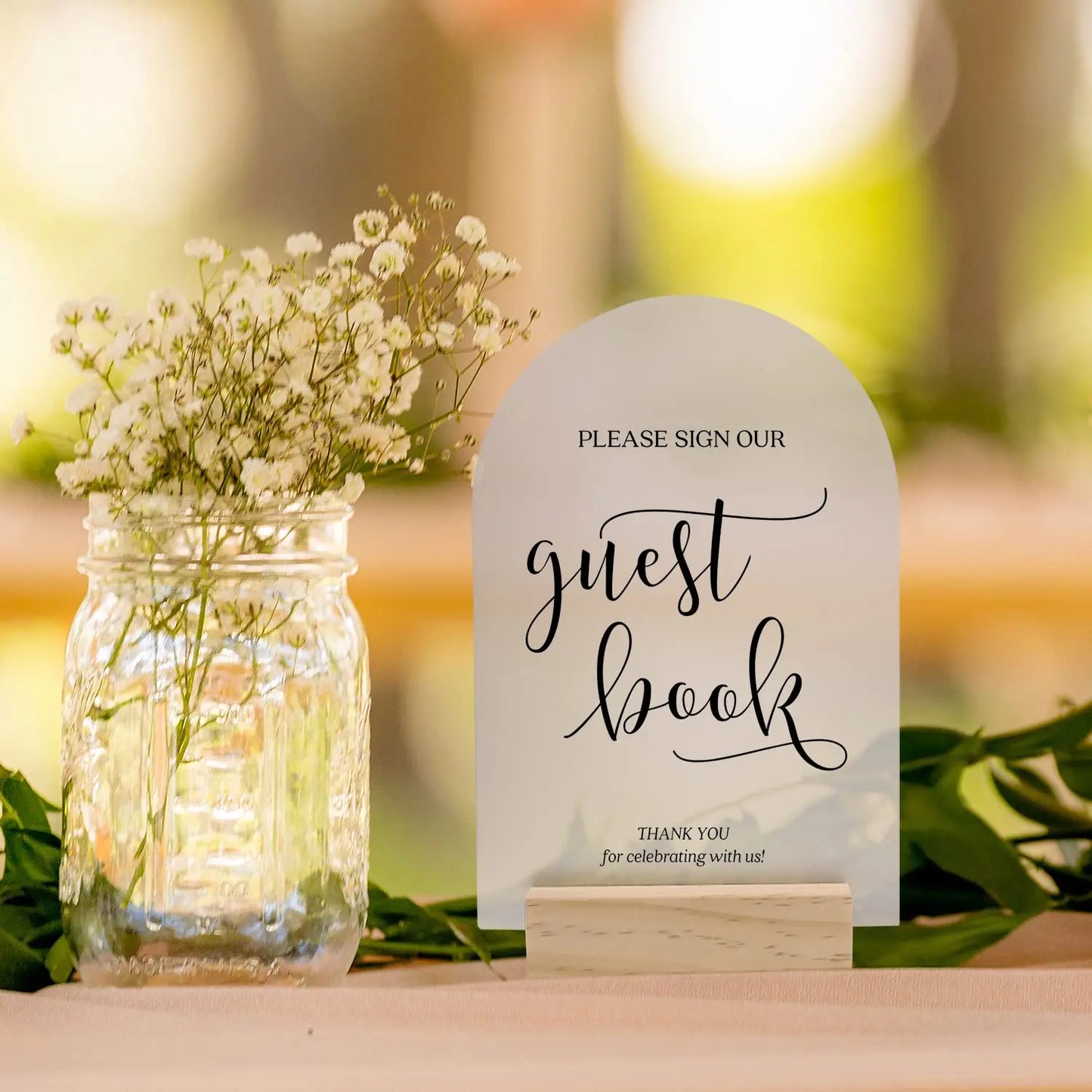 Blank Frosted/Clear Arch Acrylic Sign,DIY Arch Acrylic Blanks Acrylic Sheet for Wedding Events& Parties Centerpieces Decorations