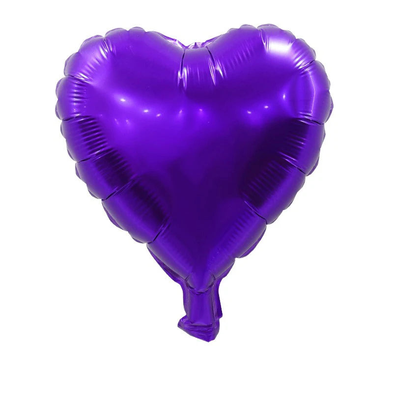 5/10/18 Inch Aluminum Foil Balloons For Weddings Valentine's Day Decorations Heart-shaped Aluminum Foil Wedding Room Decoration